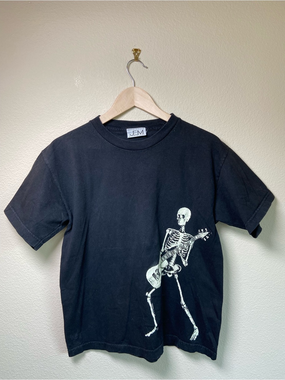 Vintage JEM Skeleton Guitar Glow in The Dark Tee